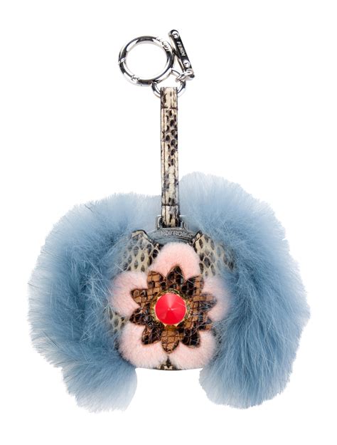 fendi fur keychain replica|fendi card holder keychain.